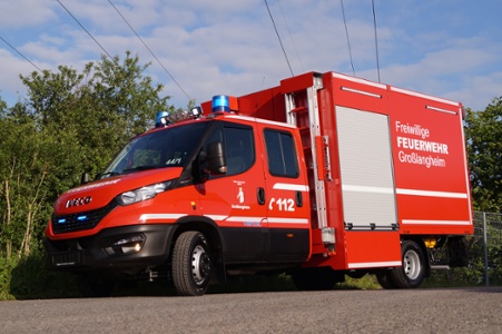 TSF-L - Freiwillige Feuerwehr Großlangheim, Ort/Kunde: Freiwillige Feuerwehr Großlangheim, Fahrzeug:IVECO Daily, Typ: TSF-Logistik - HENSEL Fahrzeugbau - Auslieferung Kundenfahrzeug
