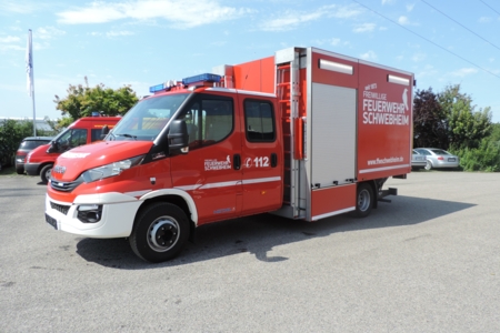 TSF-L - Schwebheim, Ort/Kunde: Schwebheim, Fahrzeug:Iveco Daily, Typ: TSF-Logistik - HENSEL Fahrzeugbau - Auslieferung Kundenfahrzeug