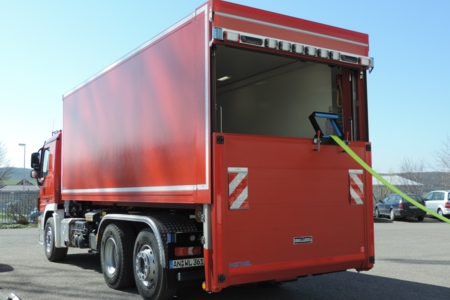 AB-Logistik - Herrieden, Ort/Kunde: Herrieden, Fahrzeug:Abrollbehälter, Typ: Abrollbehaelter - HENSEL Fahrzeugbau - Auslieferung Kundenfahrzeug