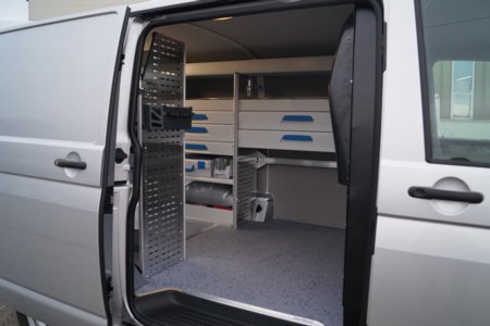 Sortimo Ausbau - Väth Recycling, Detailansicht