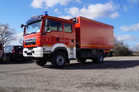 GW-L Sülzetal, Ort/Kunde: Gemeinde Sülzetal, Fahrzeug: MAN TGM, Typ: Versorgungs-LKW - HENSEL Fahrzeugbau - Auslieferung Kundenfahrzeug