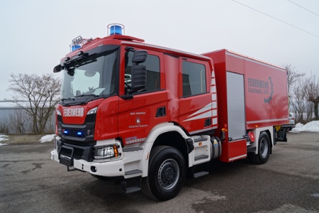 GW-L2 - Saarlouis, Location/customer: Kreisstadt Saarlouis, Chassis: SCANIA P360 Doka B4x4HZ 16t, Type: GW-L2 - HENSEL Fahrzeugbau - delivered customer vehicle