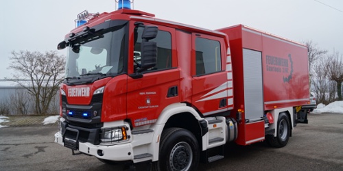 GW-L2 - Saarlouis, Ort/Kunde: Kreisstadt Saarlouis, Fahrzeug: SCANIA P360 Doka B4x4HZ 16t, Typ: GW-L2 - HENSEL Fahrzeugbau - Auslieferung Kundenfahrzeug