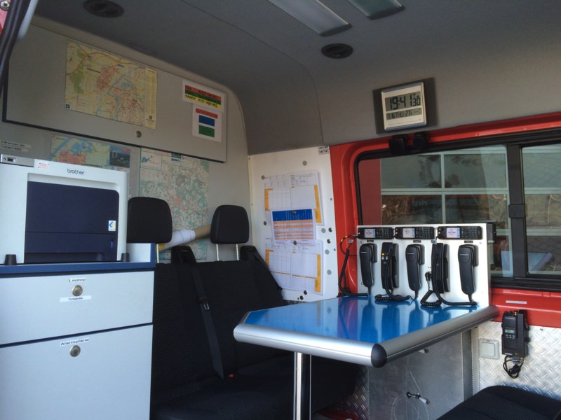 HENSEL Fahrzeugbau - Nachrüstung Digitalfunk MZF / ELW - Grafenrheinfeld, Kunde: Grafenrheinfeld