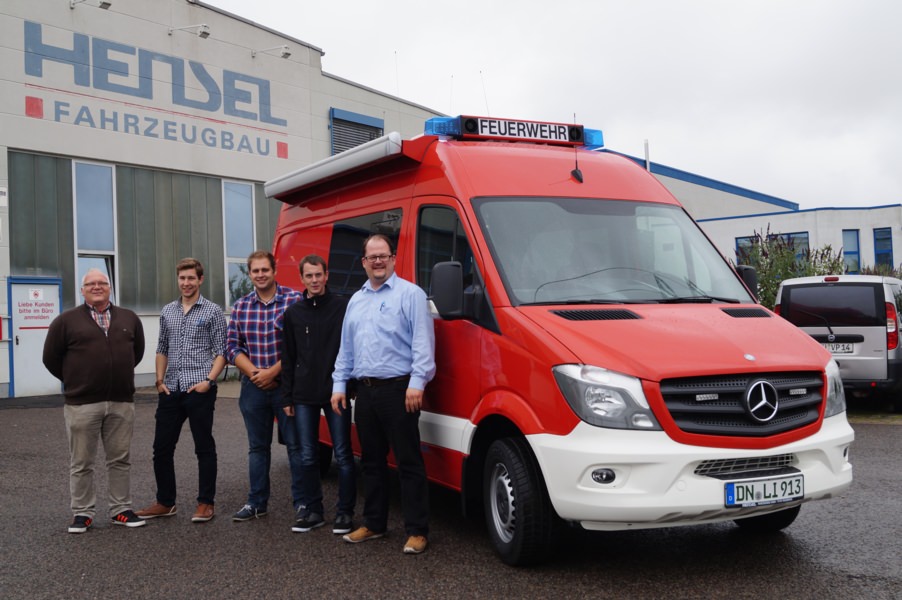 HENSEL Fahrzeugbau Auslieferungsfoto