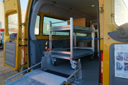 Ausbau zum Essentransporter - St. Josefs-Stiftung, Detailansicht