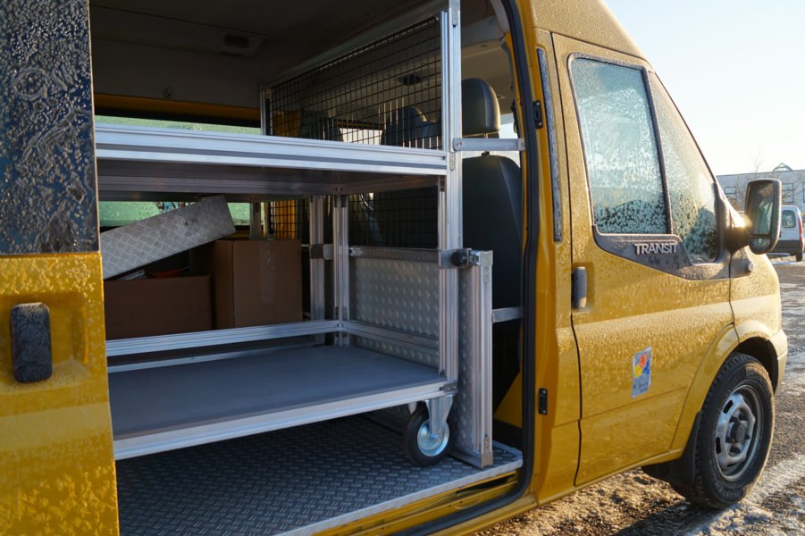 HENSEL Fahrzeugbau - Ausbau zum Essentransporter - St. Josefs-Stiftung, Kunde: St. Josefs-Stiftung gGmbH
