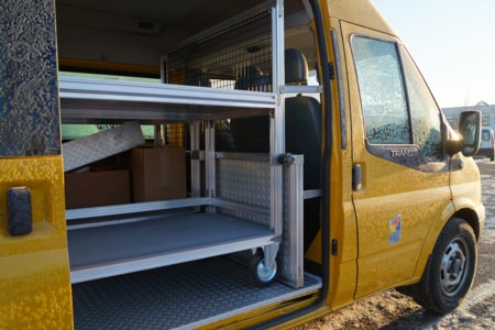 Ausbau zum Essentransporter - St. Josefs-Stiftung, Detailansicht