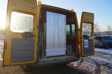 Ausbau zum Essentransporter - St. Josefs-Stiftung, Detailansicht