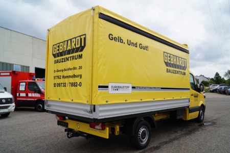 Pritschenaufbau - Gebhardt Bauzentrum von HENSEL Fahrzeugbau