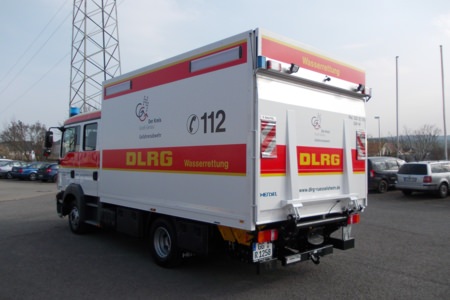 GW-W - DLRG Rüsselsheim, Detailansicht