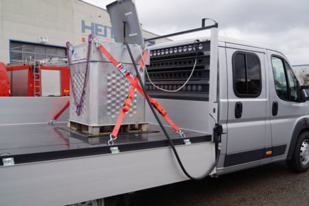 Ausbau Mannschaftsraum - Väth Recycling, Detailansicht