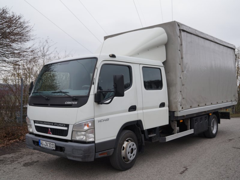 Ladungssicherung - JVA Würzburg, Ort/Kunde: Justizvollzugsanstalt Würzburg, Fahrzeug: Mitsubishi Canter, Typ: Pritschenaufbau - HENSEL Fahrzeugbau - Auslieferung Kundenfahrzeug