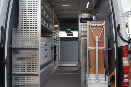 HENSEL Fahrzeugbau - Sortimo Ausbau - Mainfranken Netze Würzburg, Kunde: Mainfranken Netze Würzburg