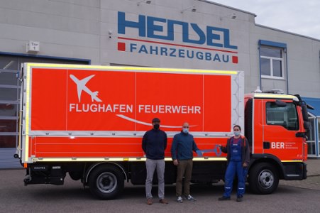 HENSEL Fahrzeugbau - GW-L 1 Berlin Airport Schönefeld, Kunde: Flughafen Berlin Brandenburg GmbH