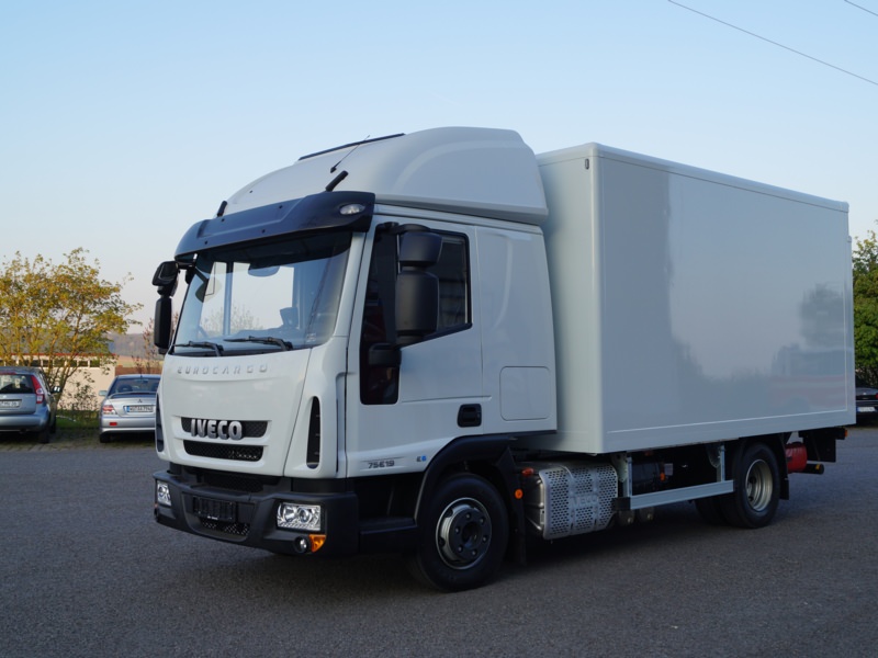 Kofferaufbau - GSW Gleisbau, Ort/Kunde: Gleisbau und Schweißtechnik GmbH & Co.KG, Fahrzeug: Iveco Eurocargo 7,49 t, Typ: Kofferaufbau - HENSEL Fahrzeugbau - Auslieferung Kundenfahrzeug