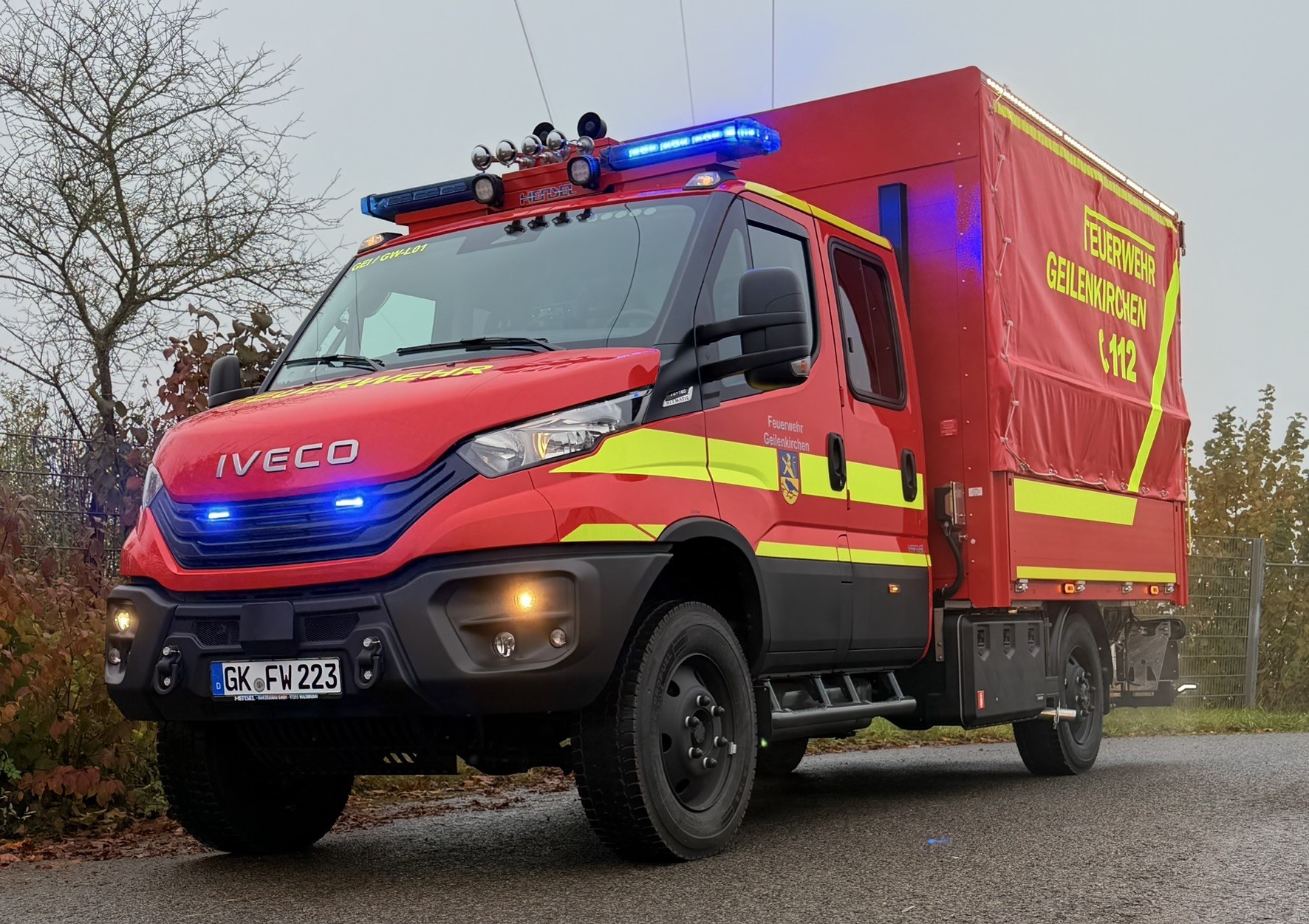 GW-L1 - Geilenkirchen, Ort/Kunde: Stadt Geilenkirchen, Fahrzeug: IVECO Daily 70S18H 4x4 R4175 Single, Typ: GW-L1 - HENSEL Fahrzeugbau - Auslieferung Kundenfahrzeug