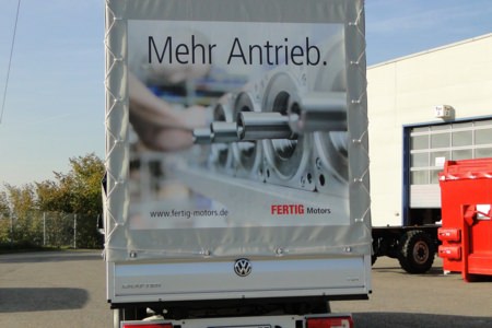 HENSEL Fahrzeugbau - Plane - Spriegelaufbau - Hettinger Autohaus MAR, Kunde: Autohaus Hettinger GmbH
