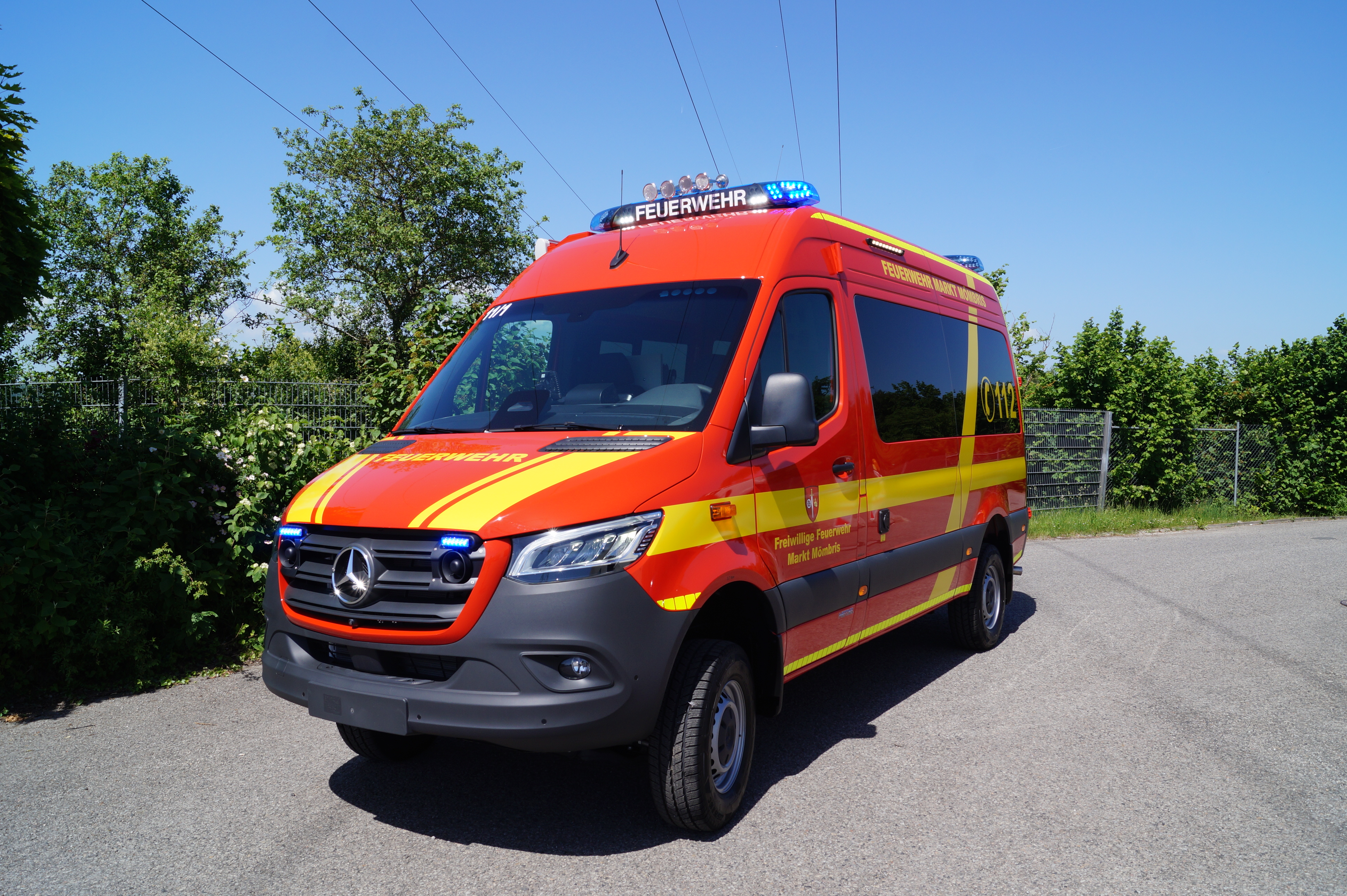 MZF - Mömbris, Ort/Kunde: Markt Mömbris, Fahrzeug: MB Sprinter 419 cdi (3665) 4x4 HD, Typ: MZF-MTW-MTF - HENSEL Fahrzeugbau - Auslieferung Kundenfahrzeug