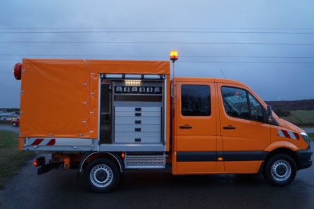 HENSEL Fahrzeugbau - 2x Pritschen Umbau - Main-Tauber-Kreis, Kunde: Main-Tauber-Kreis Landratsamt