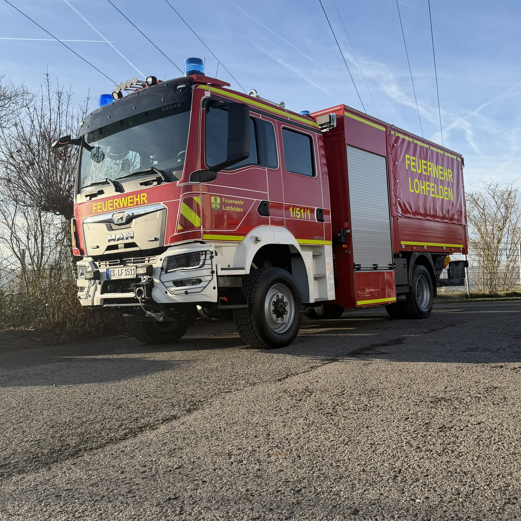 GW-L2 - Lohfelden, Ort/Kunde: Gemeinde Lohfelden, Fahrzeug: MAN TGM 13.320 4x4 BL CL, Typ: GW-L2 - HENSEL Fahrzeugbau - Auslieferung Kundenfahrzeug