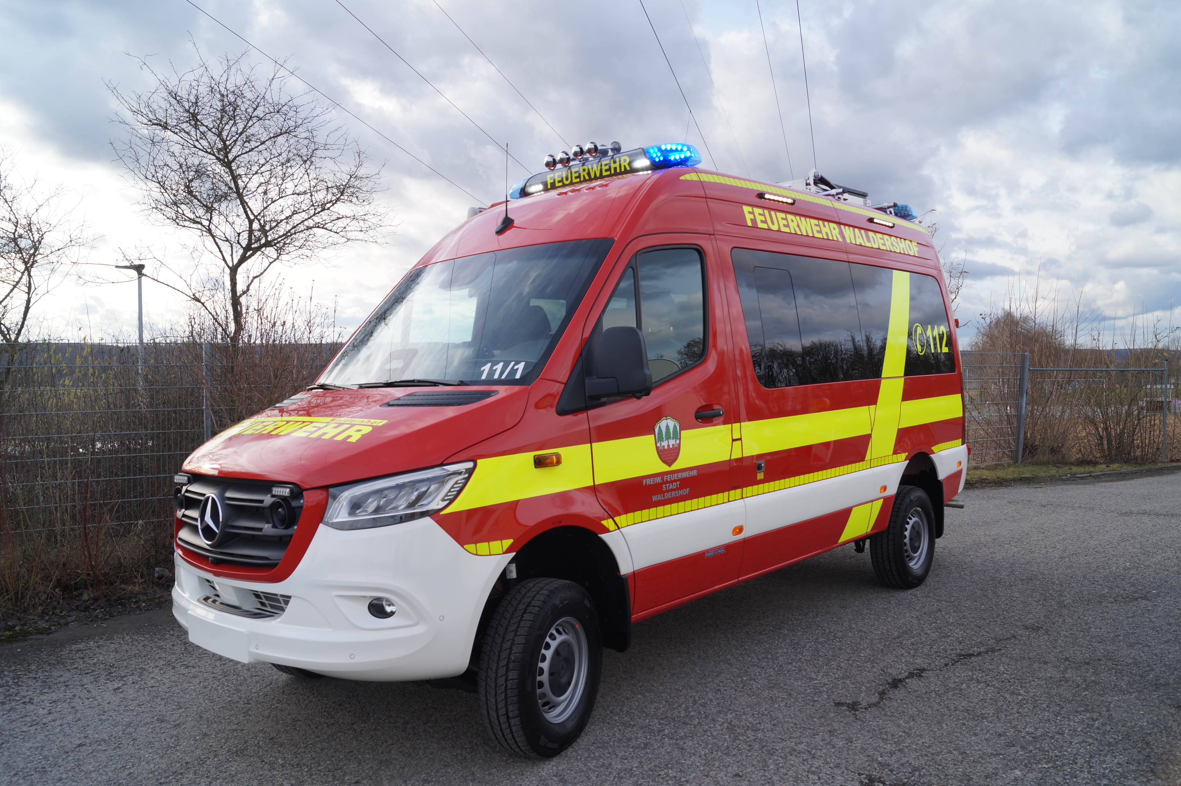 MZF - Waldershof, Ort/Kunde: Stadt Waldershof, Fahrzeug: MB Sprinter (3665) 4x4 HD, Typ: MZF-MTW-MTF - HENSEL Fahrzeugbau - Auslieferung Kundenfahrzeug