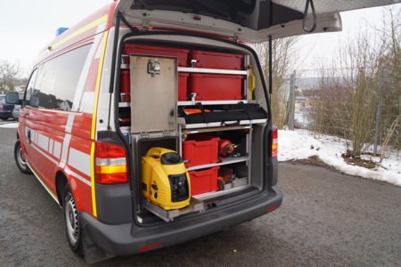 HENSEL Fahrzeugbau - Funktechnik ELW - Karlstadt Stadt, Kunde: Stadt Karlstadt