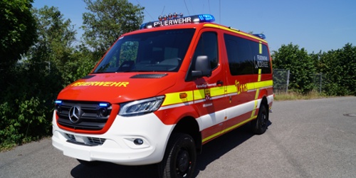 MTW - Eschau (FW Wildensee), Location/customer: Markt Eschau, Chassis: MB Sprinter (3665) 4x4 FD, Type: MZF-MTW-MTF - HENSEL Fahrzeugbau - delivered customer vehicle