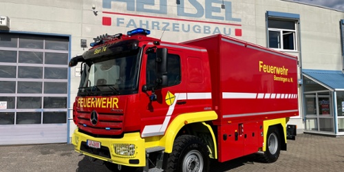 GW-T - Benningen am Neckar, Ort/Kunde: Gemeinde Benningen am Neckar, Fahrzeug: MB ATEGO 1430 AF 4x4, Typ: GW-T - HENSEL Fahrzeugbau - Auslieferung Kundenfahrzeug