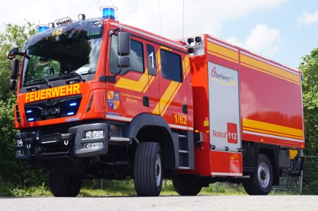 GW-L2 Überherrn Löschbezirk Süd, Ort/Kunde: Gemeinde Überherrn, Fahrzeug: MAN TGM 13.290 4x4, Typ: GW-L2 - HENSEL Fahrzeugbau - Auslieferung Kundenfahrzeug