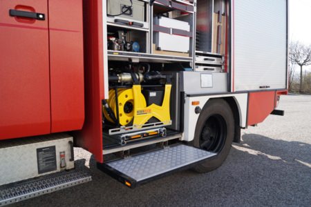 Nachrüstung Auszug für Aggregat - Eisingen, Detailansicht