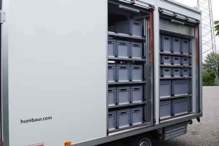 Ausbau Anhänger - Zweckverband Gunzenhausen, Detailansicht