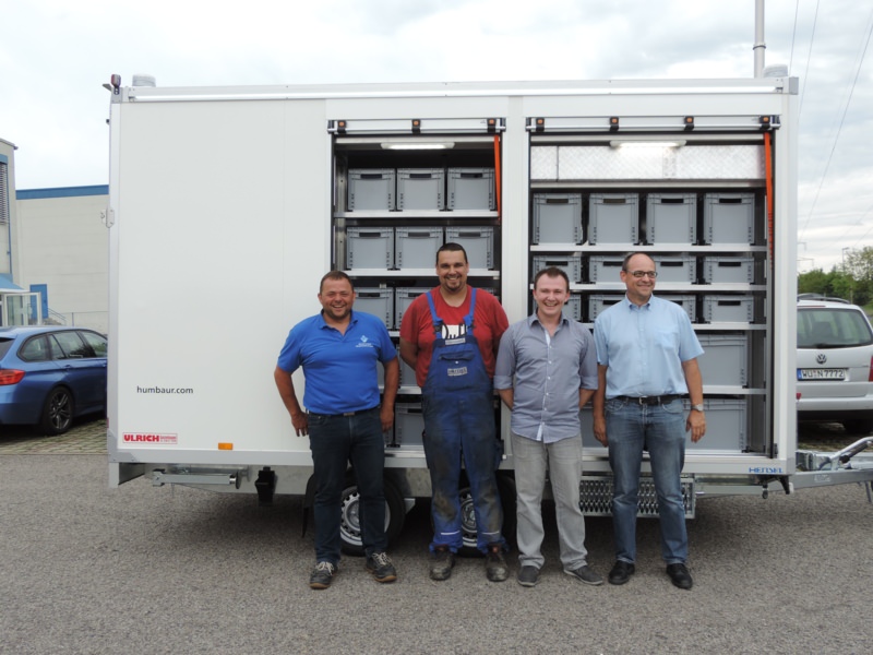 HENSEL Fahrzeugbau - Ausbau Anhänger - Zweckverband Gunzenhausen, Kunde: Zweckverband zur Wasserversorgung