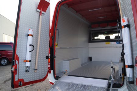 GW-L auf Kastenwagen - Haltern, Detailansicht