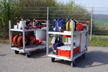 Rollwagen - Feuerwehrschule Würzburg von HENSEL Fahrzeugbau