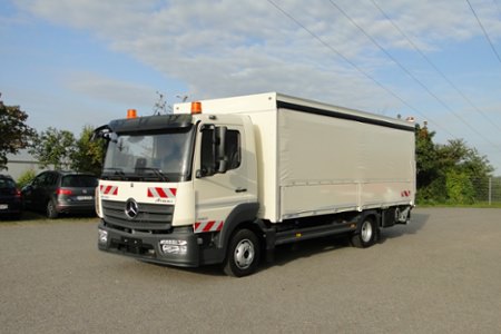 Pritsche/Spriegel  Goslar Landkreis, Ort/Kunde: KreisWirtschaftsbetriebe Goslar, Fahrzeug: MB Atego, Typ: Pritschenaufbau - HENSEL Fahrzeugbau - Auslieferung Kundenfahrzeug