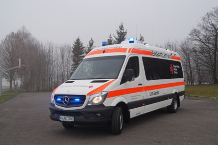 ELW UG-SanEL - BRK Würzburg, Ort/Kunde: Bayerisches Rotes Kreuz, Fahrzeug: MB Sprinter 416 cdi, Typ: ELW-UG-OEEL - HENSEL Fahrzeugbau - Auslieferung Kundenfahrzeug