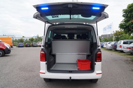 Organtransportfahrzeug - Johanniter Ingolstadt, Detailansicht