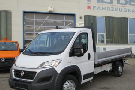 Pritschenaufbau - Autohaus Herpich, Ort/Kunde: Autohaus Herpich GmbH, Fahrzeug: Fiat Ducato L5H1 ( Vorhanden), Typ: Pritschenaufbau - HENSEL Fahrzeugbau - Auslieferung Kundenfahrzeug