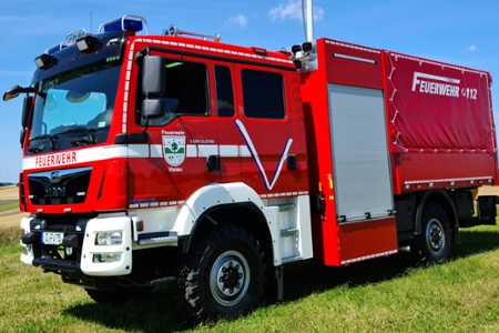 GW-L2 Vielau, Ort/Kunde: Gemeindeverwaltung Reinsdorf, Fahrzeug: MAN TGM 13.290 4x4, Typ: GW-L2 - HENSEL Fahrzeugbau - Auslieferung Kundenfahrzeug
