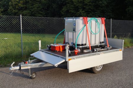 HENSEL Fahrzeugbau - Schaumanhänger - Fa. Opterra, Karsdorf, Kunde: BTL Brandschutztechnik GmbH