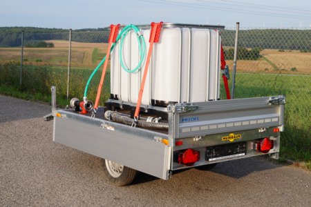HENSEL Fahrzeugbau - Schaumanhänger - Fa. Opterra, Karsdorf, Kunde: BTL Brandschutztechnik GmbH
