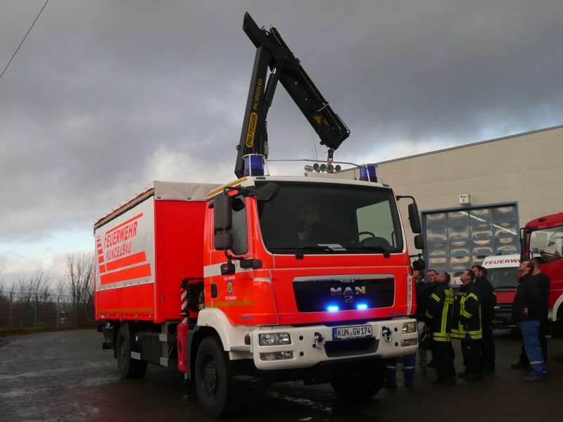 HENSEL Fahrzeugbau - GW-T mit Kran - Künzelsau, Kunde: Künzelsau