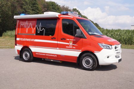 ELW1 - Weißenburg, Ort/Kunde: Stadt Weißenburg i. Bay., Fahrzeug: MB Sprinter, Typ: ELW1 - HENSEL Fahrzeugbau - Auslieferung Kundenfahrzeug
