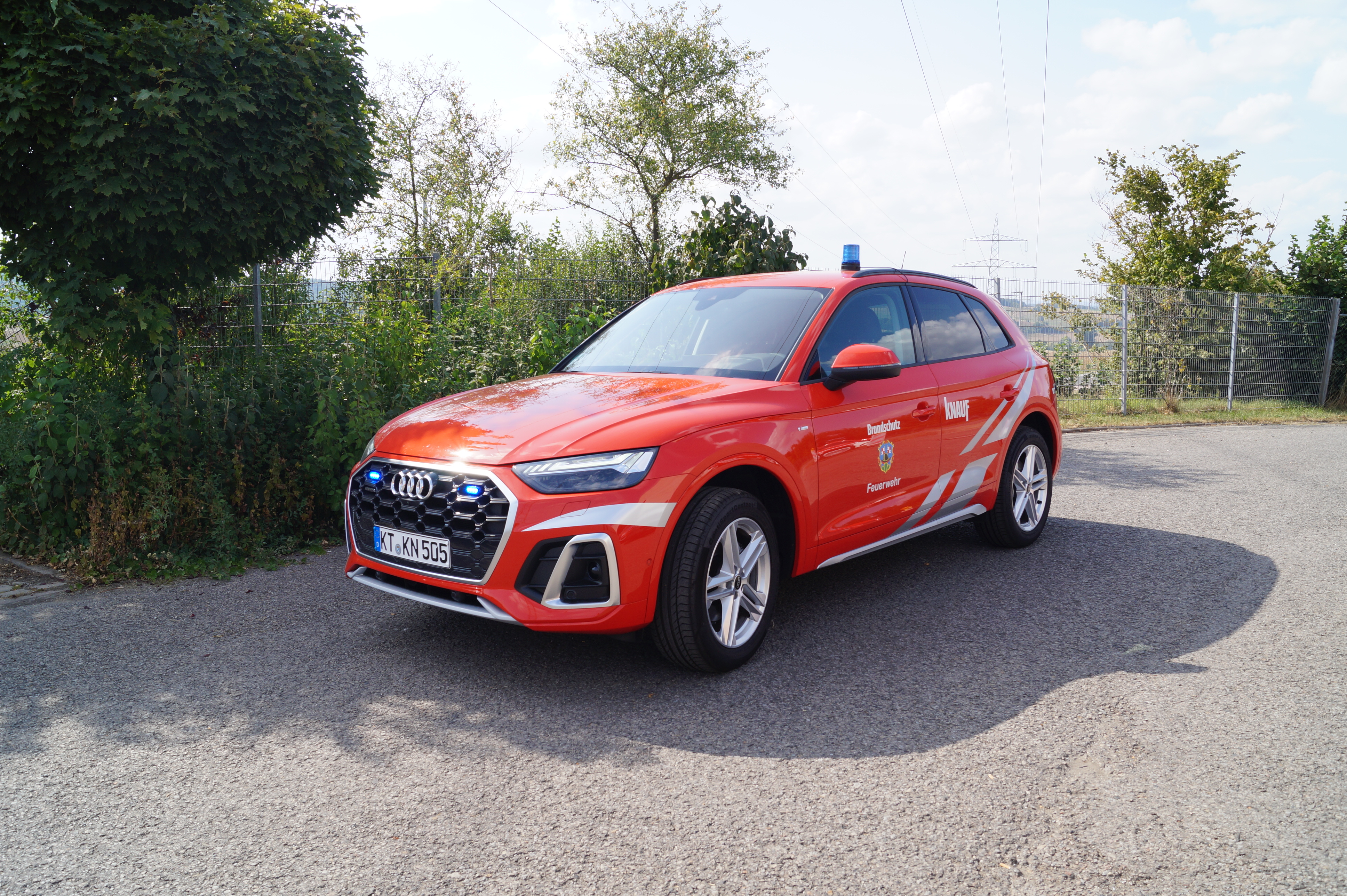 KdoW - Knauf Gips KG, Ort/Kunde: Knauf Gips KG, Fahrzeug: Audi Q5 40 TDI quattro, Typ: Kommandowagen - HENSEL Fahrzeugbau - Auslieferung Kundenfahrzeug