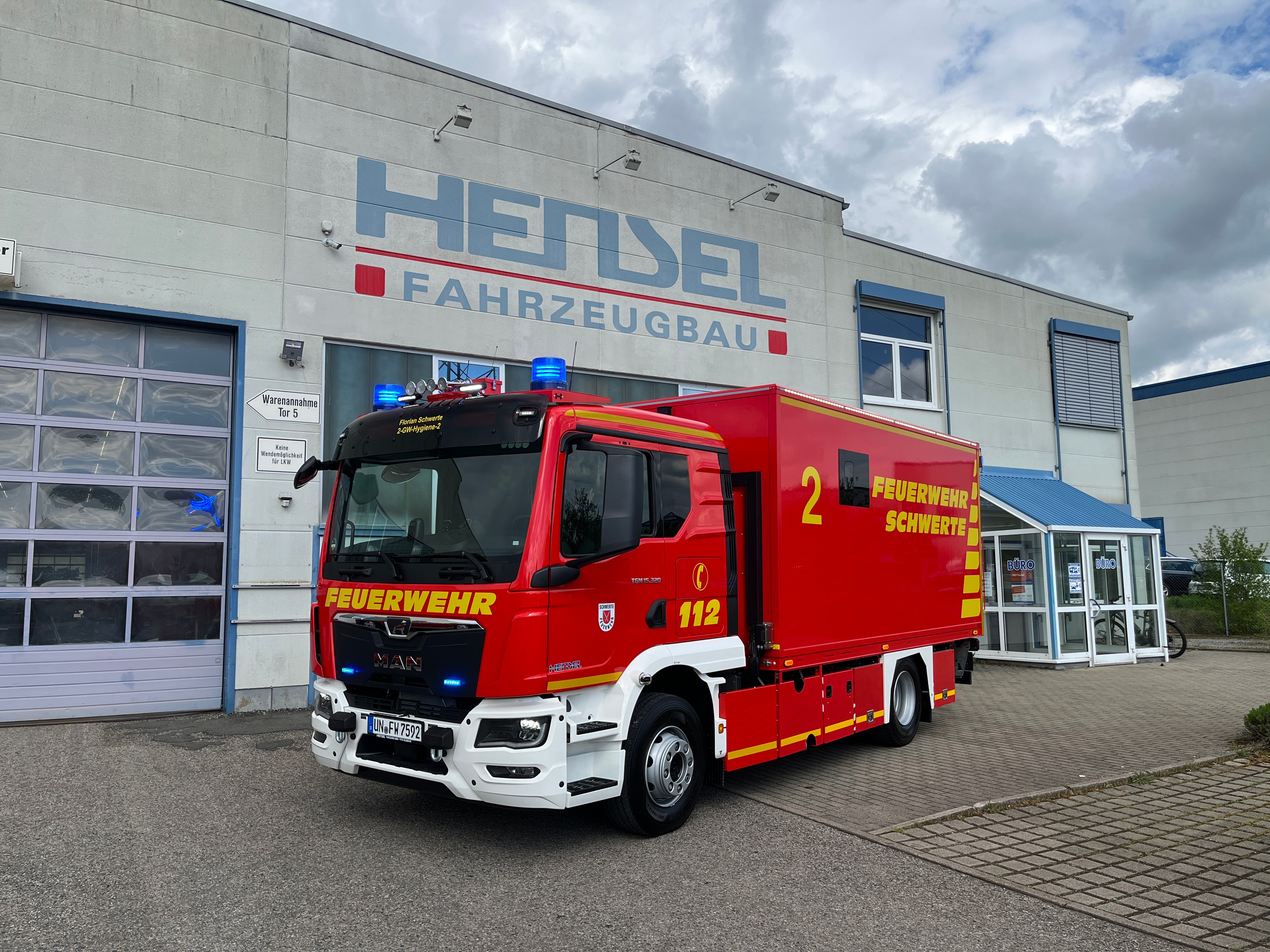 GW-Hygiene - Schwerte, Ort/Kunde: Stadt Schwerte, Fahrzeug: MAN TGM 15.320 BL, Typ: GW-Sonder - HENSEL Fahrzeugbau - Auslieferung Kundenfahrzeug