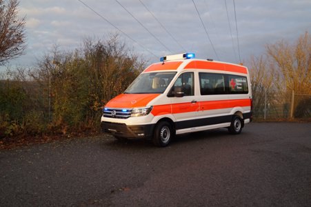 BTW - Meitingen, Ort/Kunde: BRK Meitingen, Fahrzeug: VW Crafter, Typ: Ausbau - HENSEL Fahrzeugbau - Auslieferung Kundenfahrzeug