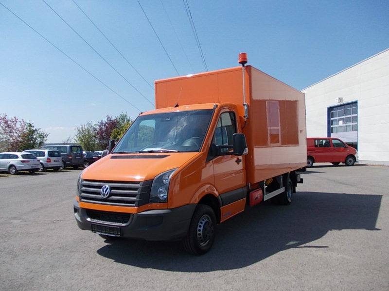 Kofferaufbau - Team Orange, Ort/Kunde: Team Orange, Fahrzeug: VW Crafter 50 Radstand 4325, Typ: Kofferaufbau - HENSEL Fahrzeugbau - Auslieferung Kundenfahrzeug
