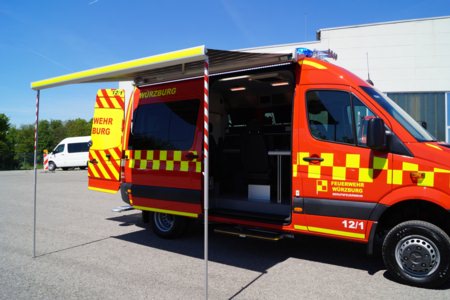 2x ELW UG-ÖEL - BF Würzburg, Detailansicht