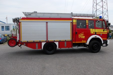 Umbauarbeiten LF 16/12 - Hattersheim, Detailansicht